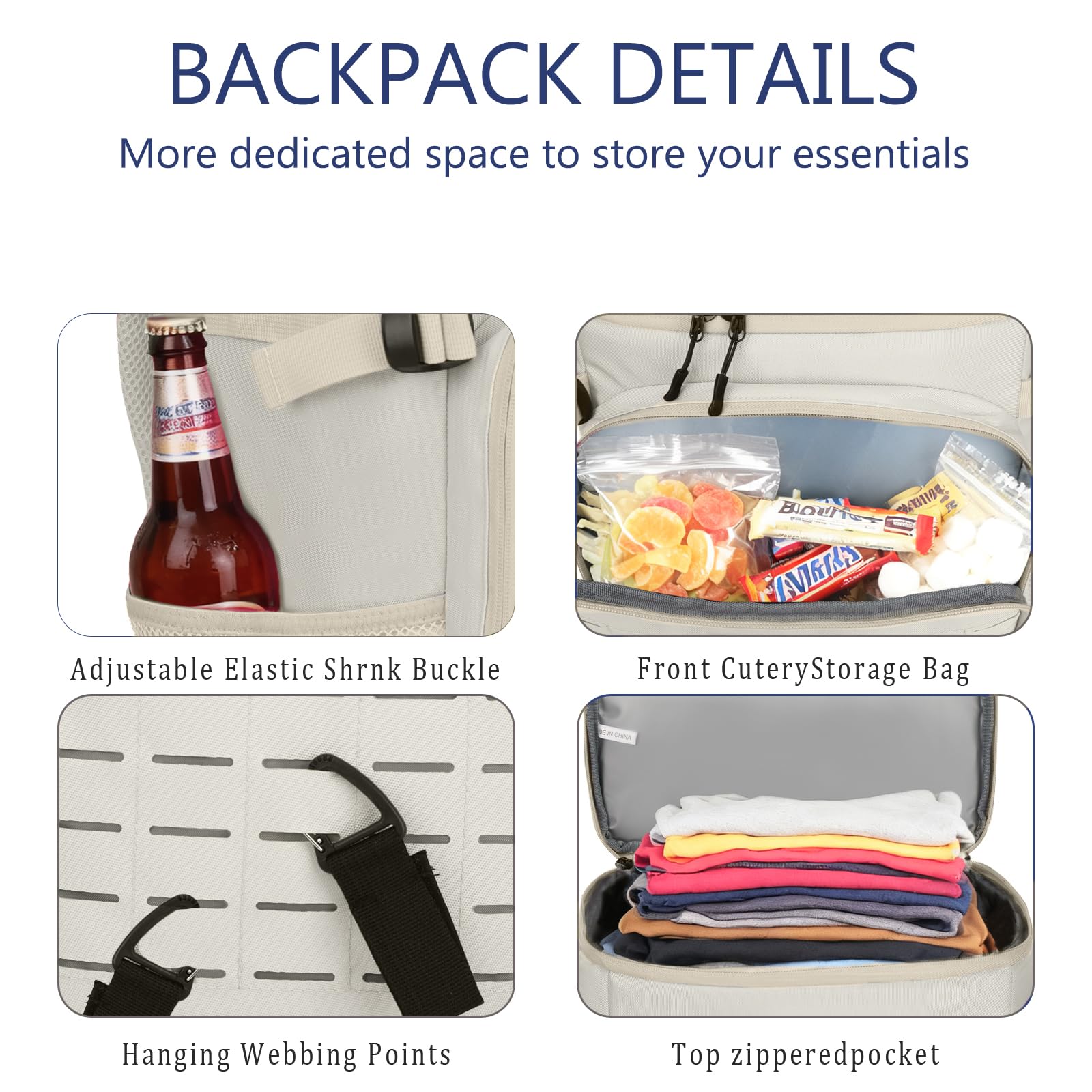 Goloni cooler backpack leakproof interior demonstrates worry-free transport.