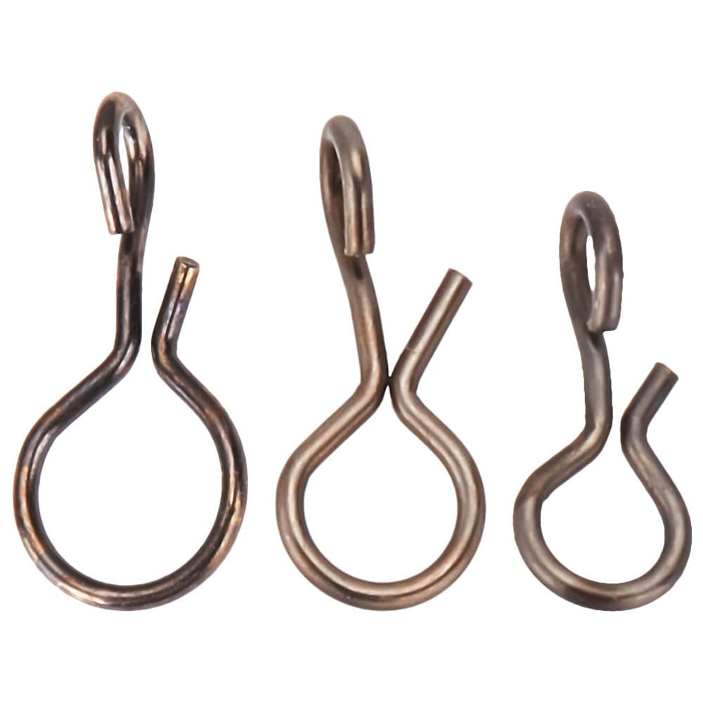 GOMAKERER 150 pcs hook line connectors in three sizes for versatile fly fishing setups
