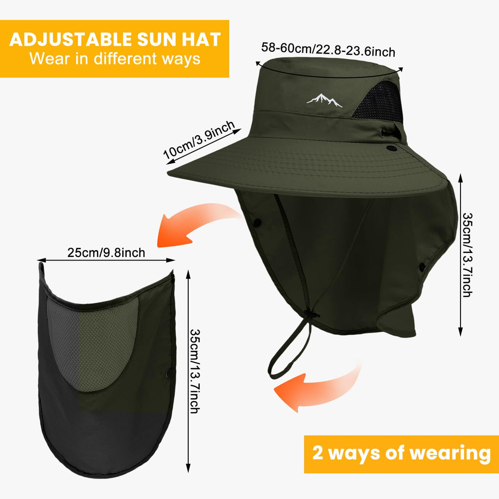Gomehone lightweight hat with removable chin strap for stable wear in rain.
