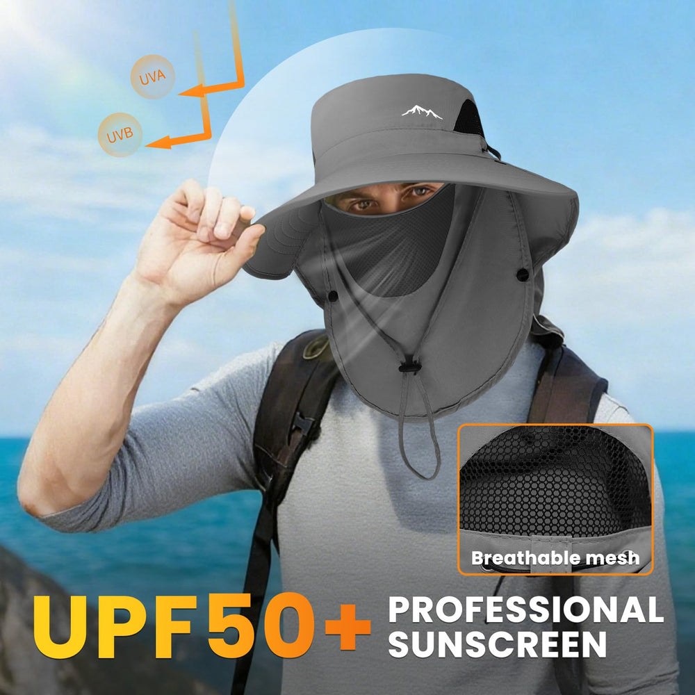 Gomehone UPF 50+ protection in a packable, water-repellent hat.