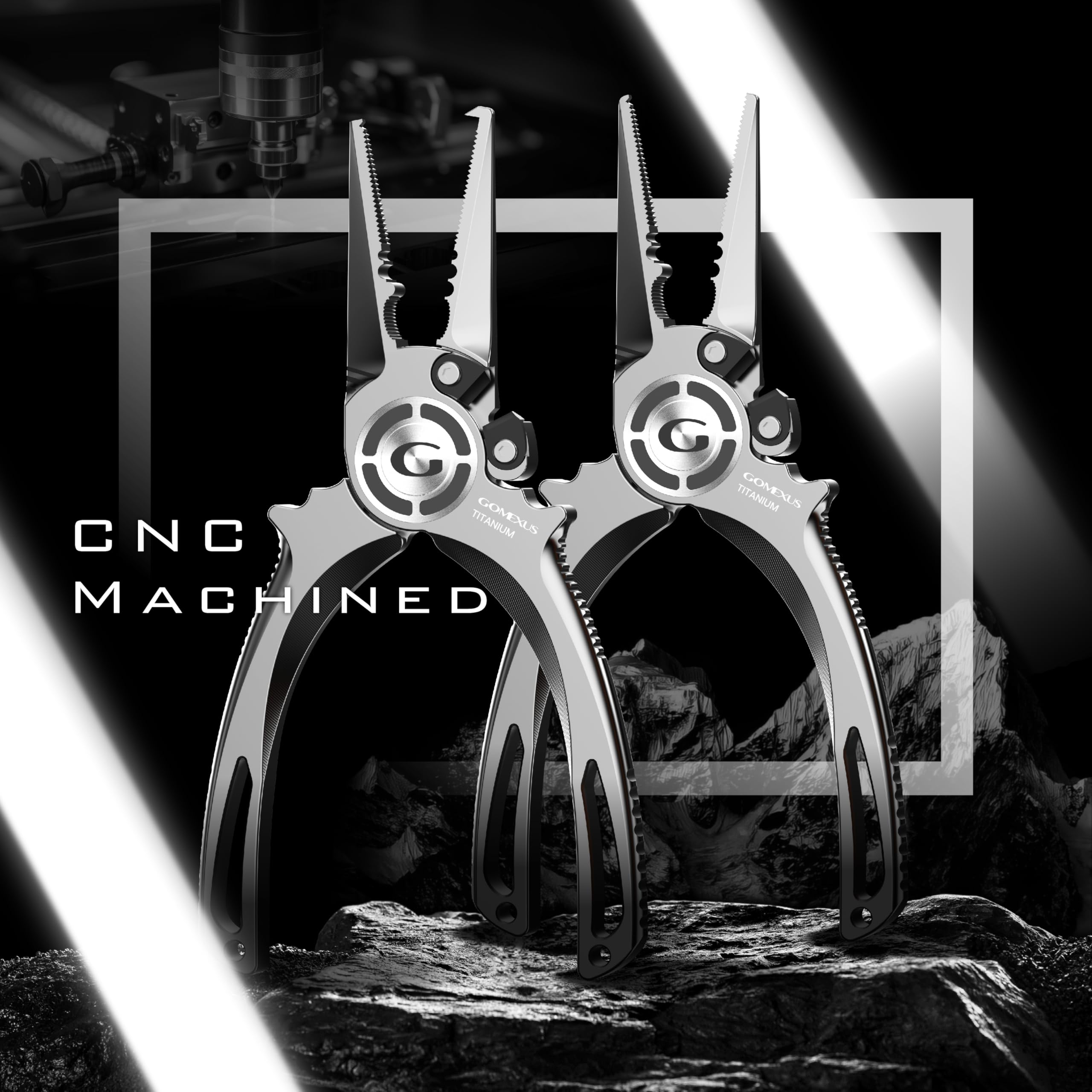 Gomexus 7'' titanium pliers in saltwater environment