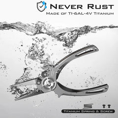 Leather sheath for Gomexus titanium fishing pliers