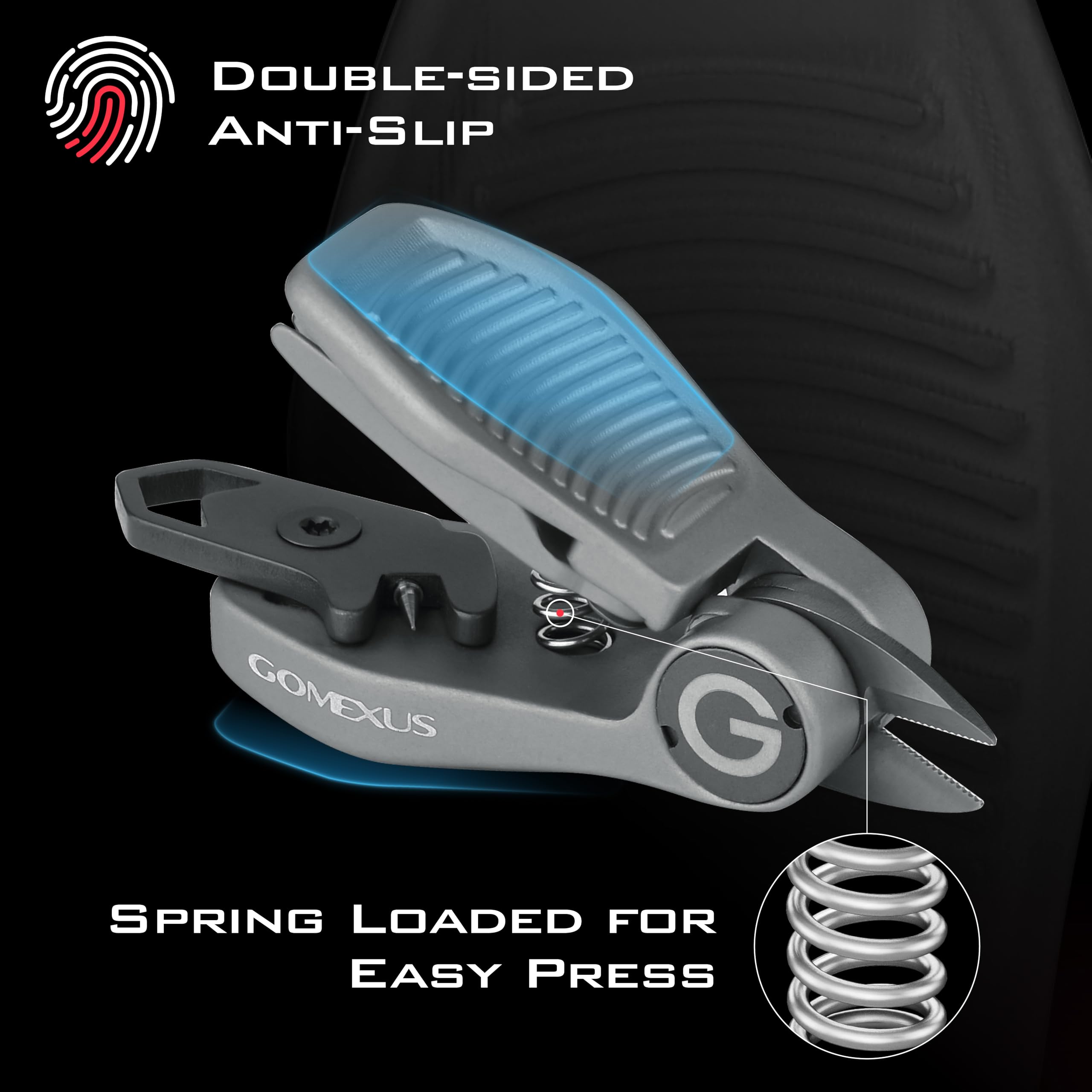 Nail knot tool integrated for fly fishing leaders