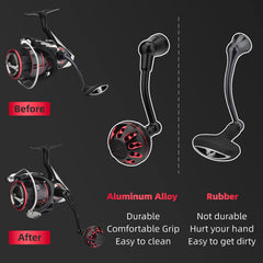 GOMEXUS power handle installation demo demonstrates tool-free 10-second setup.