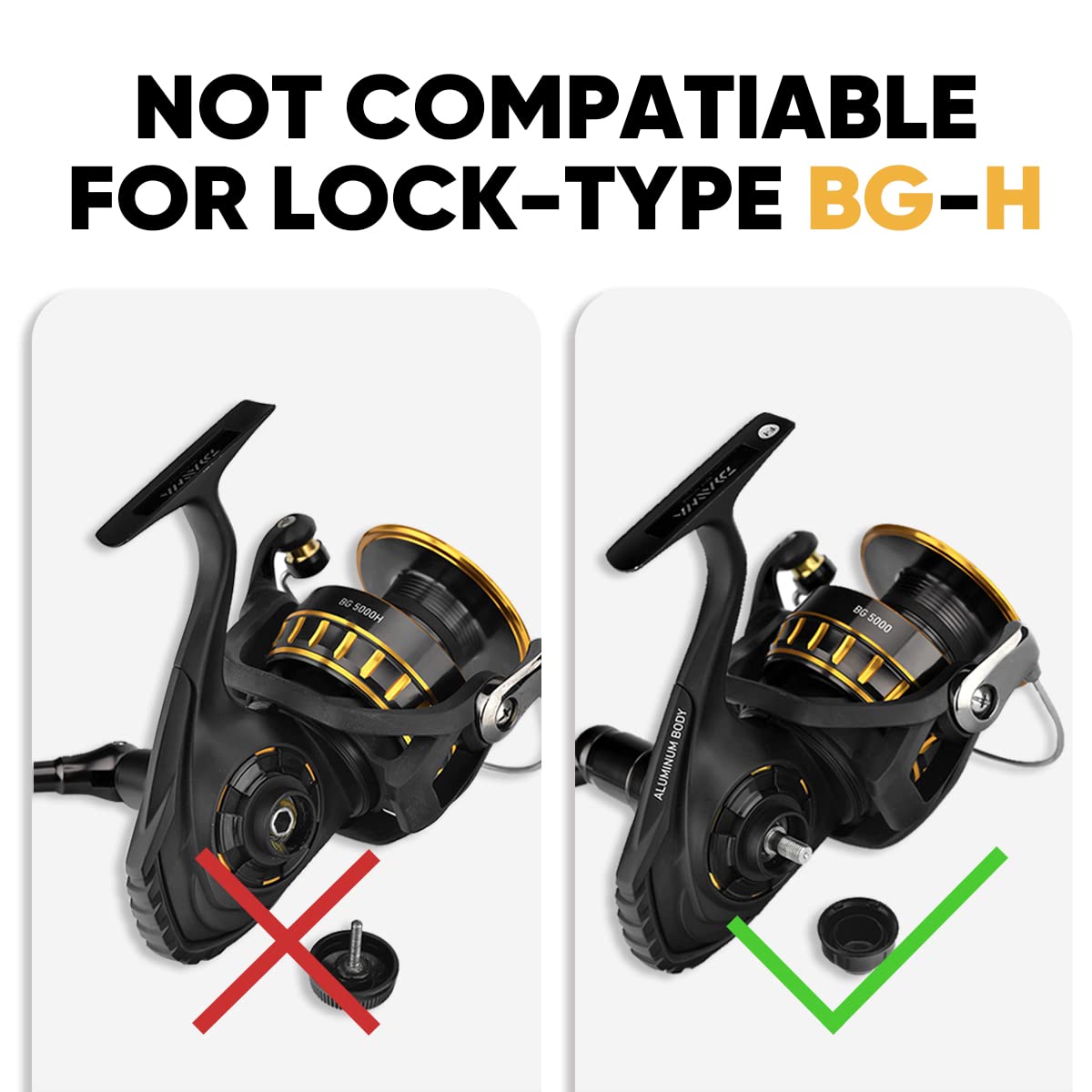 GOMEXUS power handle requires no drilling for a clean, tool-free upgrade.
