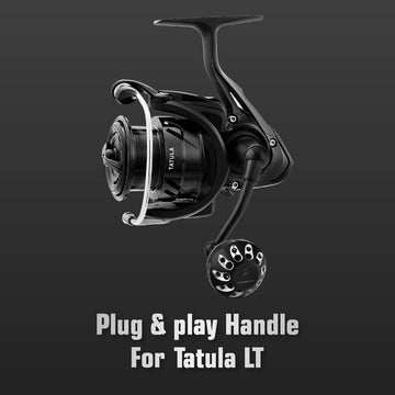 Installation shot demonstrating no-drill 10-second setup for Tatula LT reels