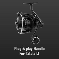 Installation shot demonstrating no-drill 10-second setup for Tatula LT reels