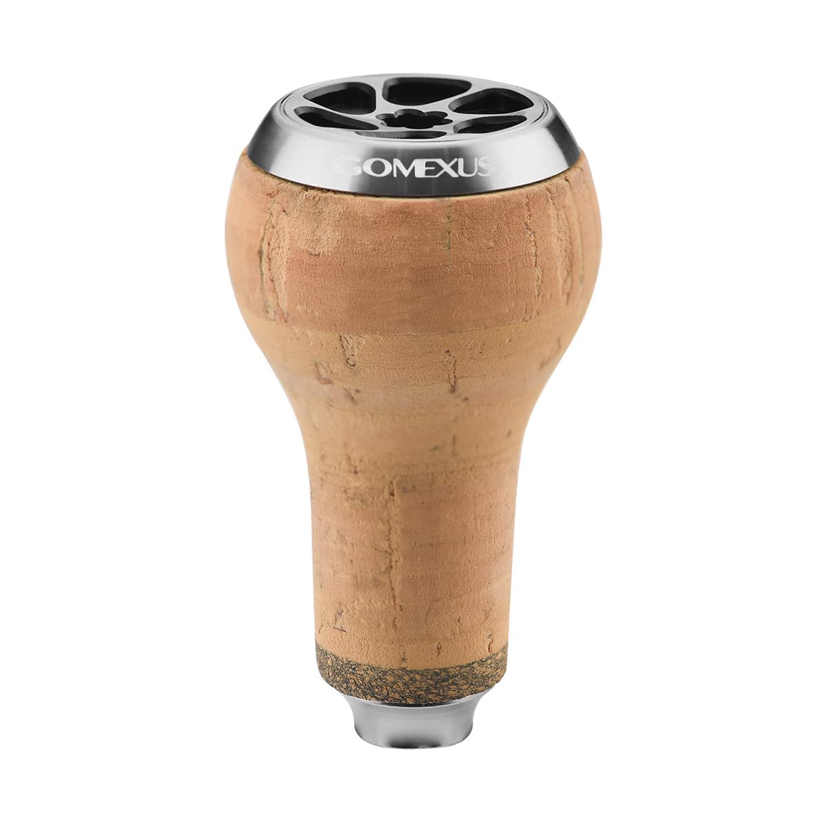 GOMEXUS cork power knob mounted on Shimano reel