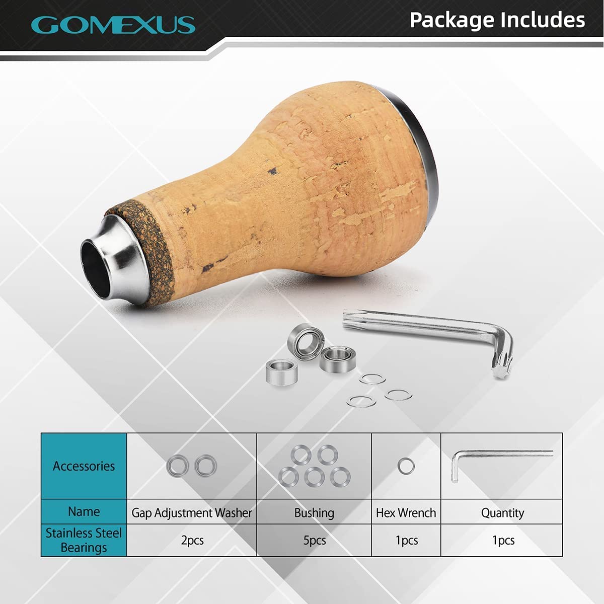 Reel handle compatibility showing Shimano and Daiwa options