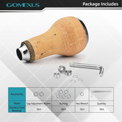 Reel handle compatibility showing Shimano and Daiwa options