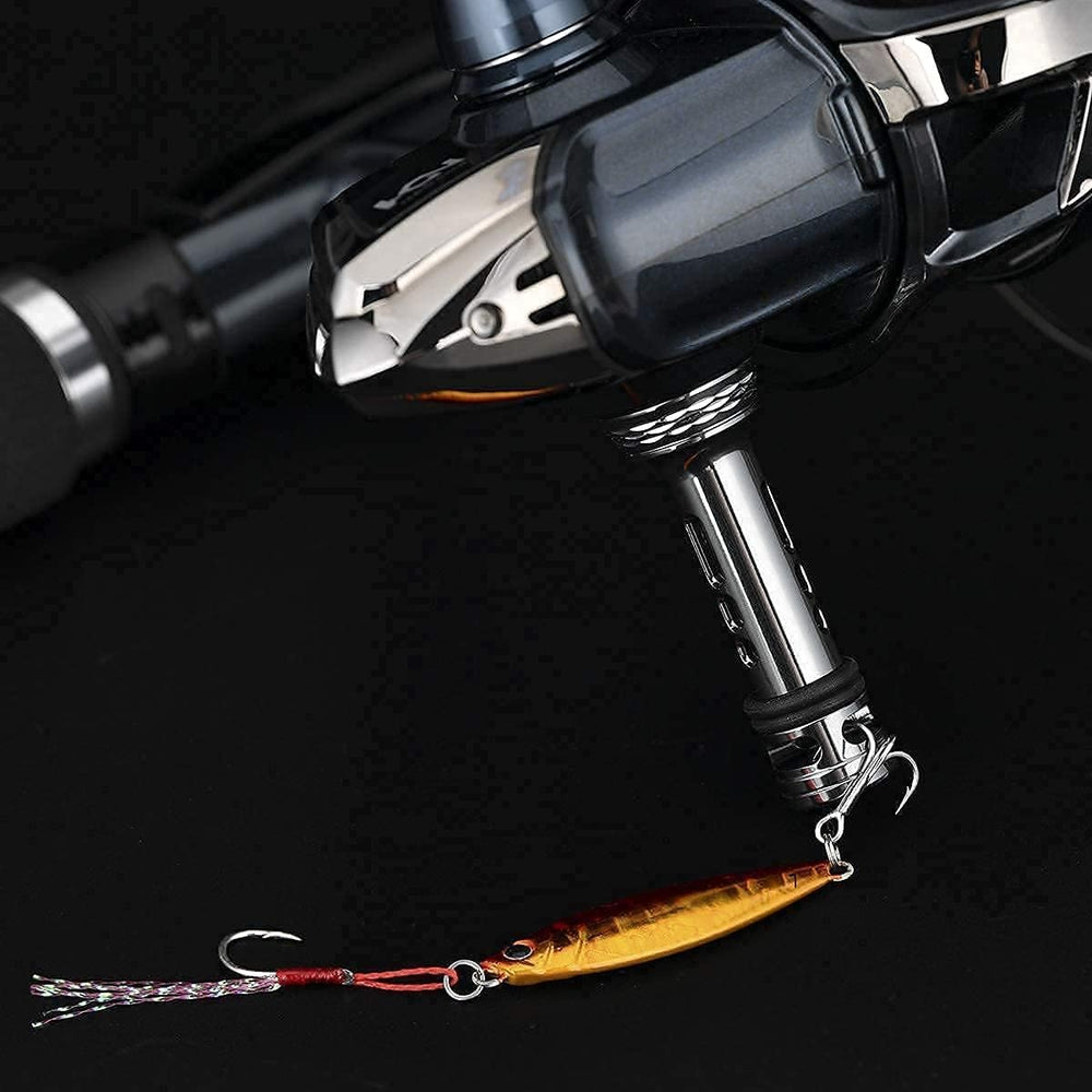 Reel Stand protecting reel bottom from saltwater contact