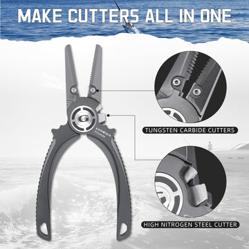 Gomexus pliers with leather sheath