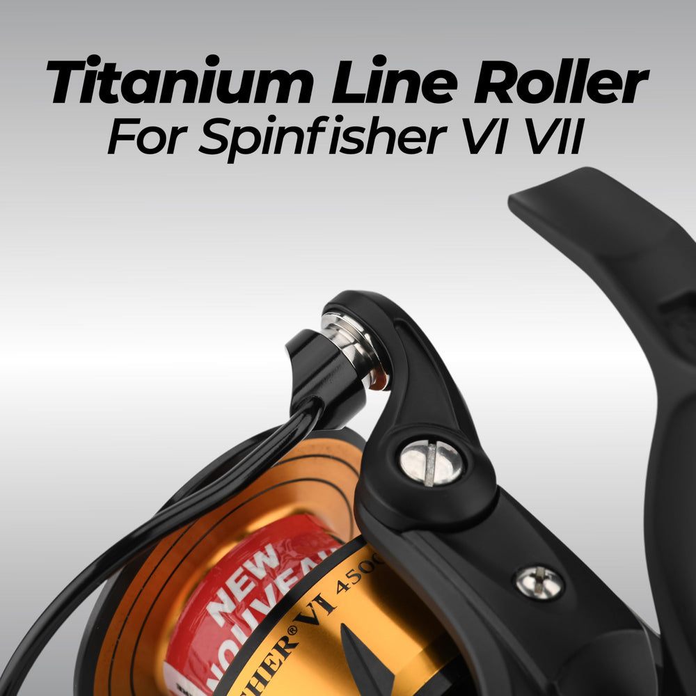 Lightweight, durable line roller for saltwater fishing