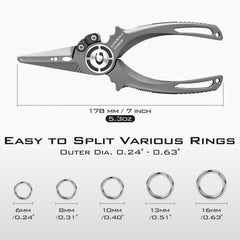 Gomexus titanium pliers saltwater resistant construction