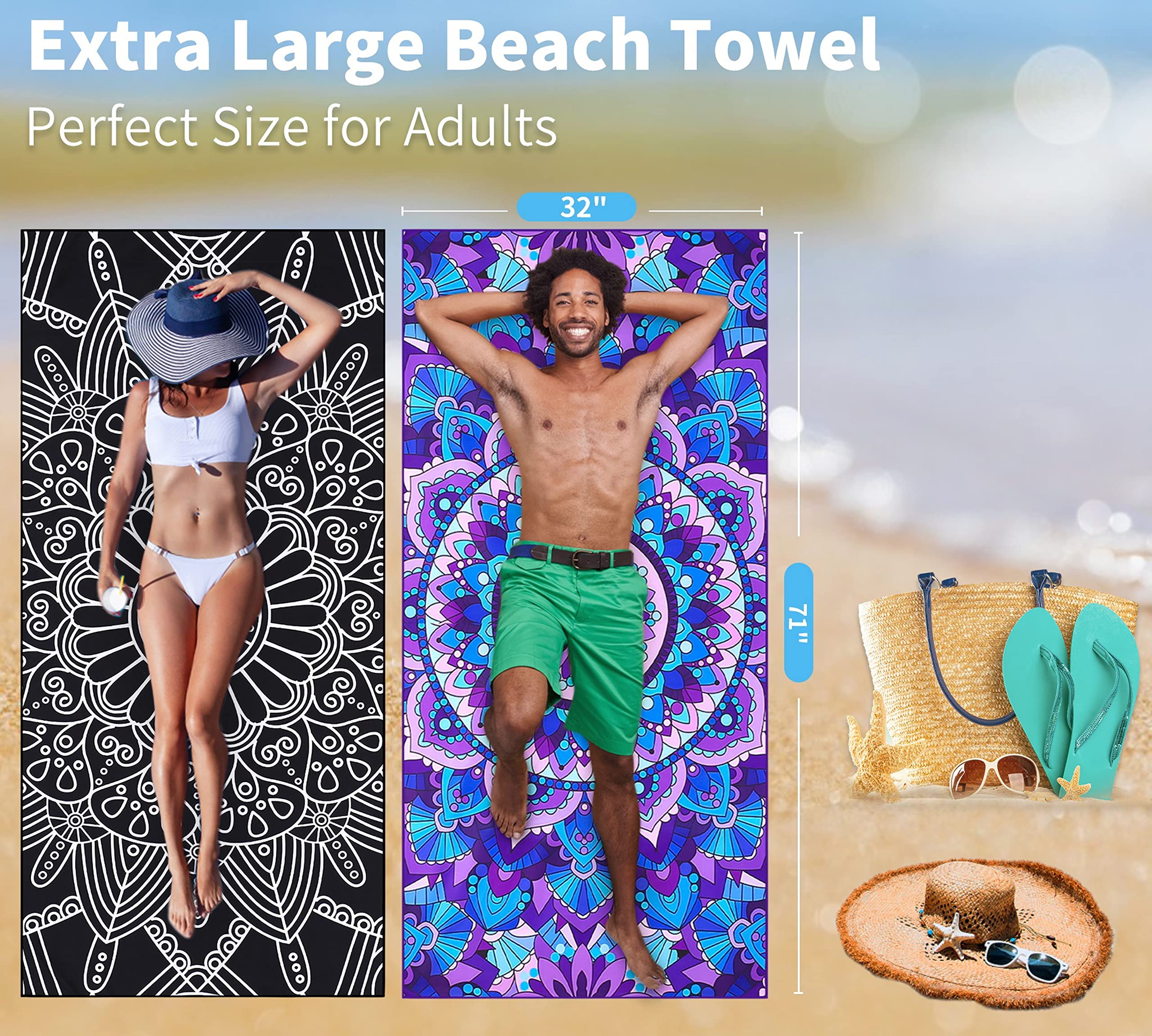 Gomust versatile towel for indoor and outdoor use