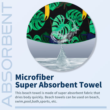 Gomust beach towel travel-camping-uses ready for versatile trips.