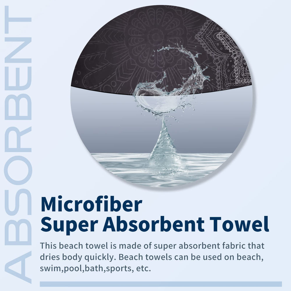 Gomust gift-ready beach towel combines style and practicality for vacations.