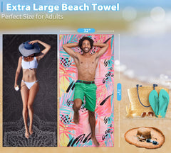 Gomust lightweight microfiber towel demonstrates quick-dry performance for travel and gym use.