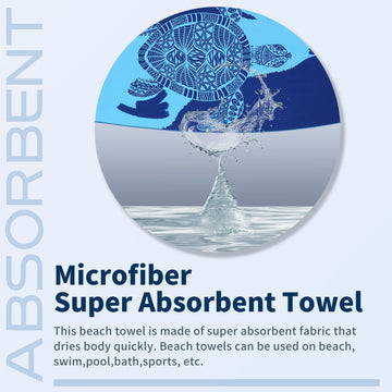 Gomust versatile travel camping and poolside towel for outdoor use