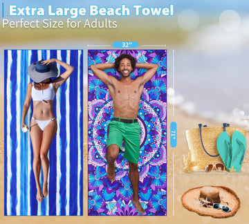 Gomust beach towel ideal for travel, camping, and gym use.