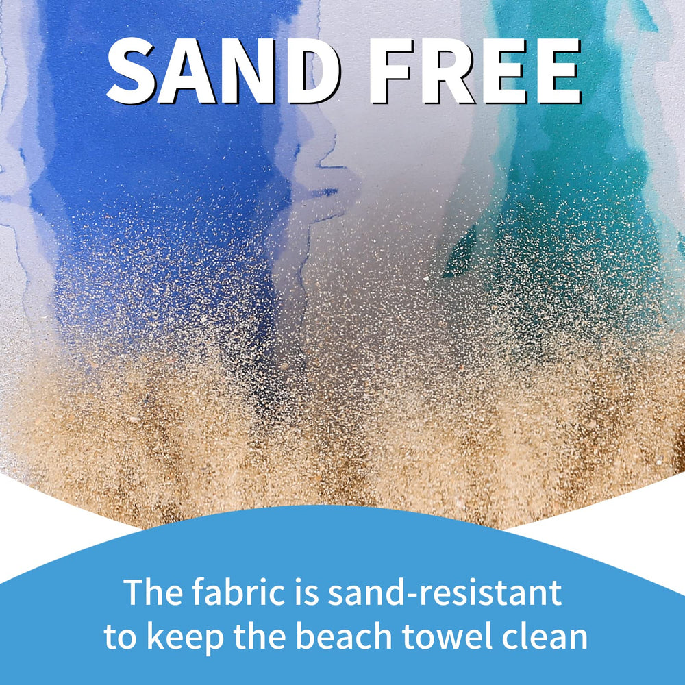 Gomust travel-ready towel folds compactly for camping and vacations.