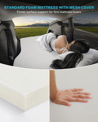 Gonex 2-inch high-density foam support for a firmer car camping sleep
