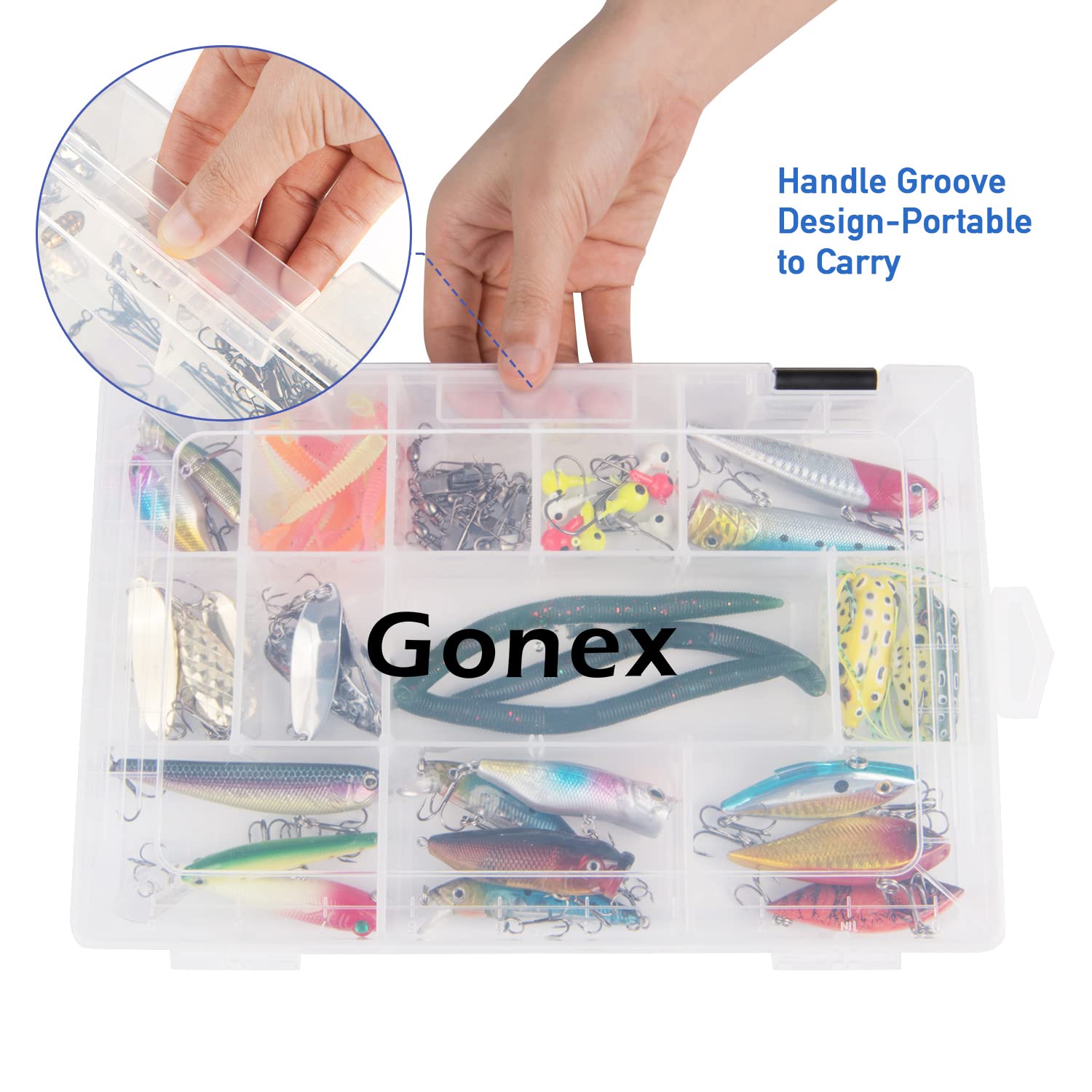 Standard 3600 size compatibility with other tackle boxes