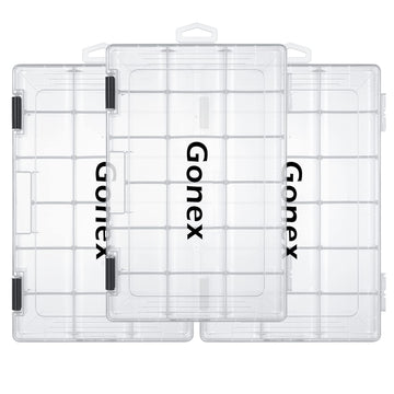 Organized storage showing lures, hooks and small fishing accessories