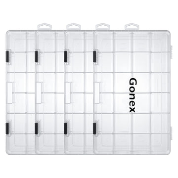 Gonex 3700 tackle tray durable PP plastic stands up to rugged use.