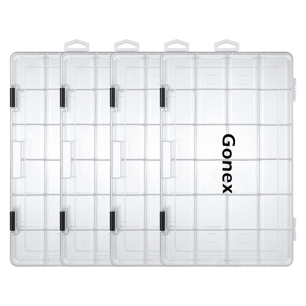 Gonex 3700 tackle tray durable PP plastic stands up to rugged use.