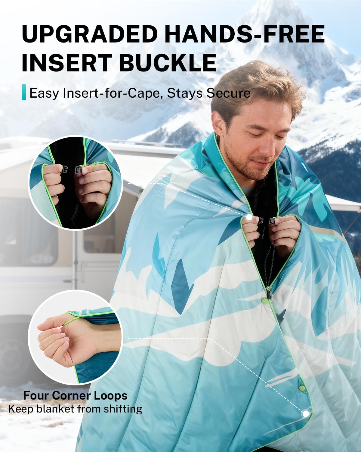 Gonex AeroWarmth packed in roll-top sack shows compact portability