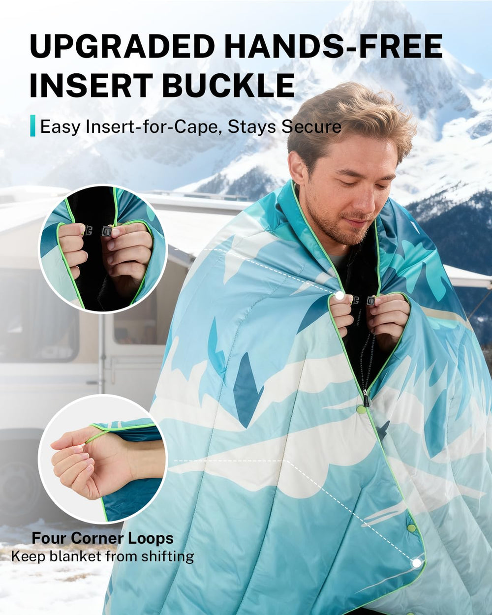 Gonex AeroWarmth packed in roll-top sack shows compact portability