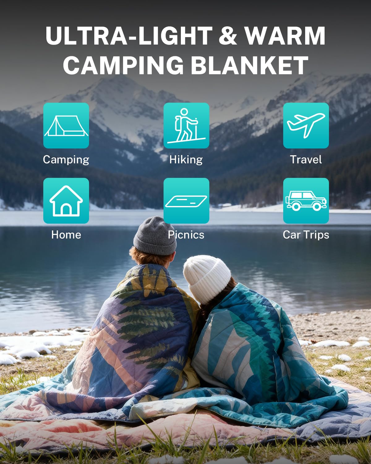 Gonex AeroWarmth use in camping, hiking, or travel warmth
