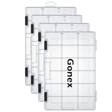 Gonex boxes fit compactly in backpacks for on-the-go organization.
