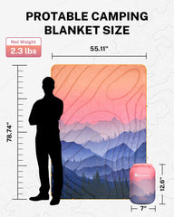 Gonex blanket with Denali-inspired contour stitching for durability.