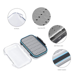 Gonex fly box easy grip foam insert securely holds flies.