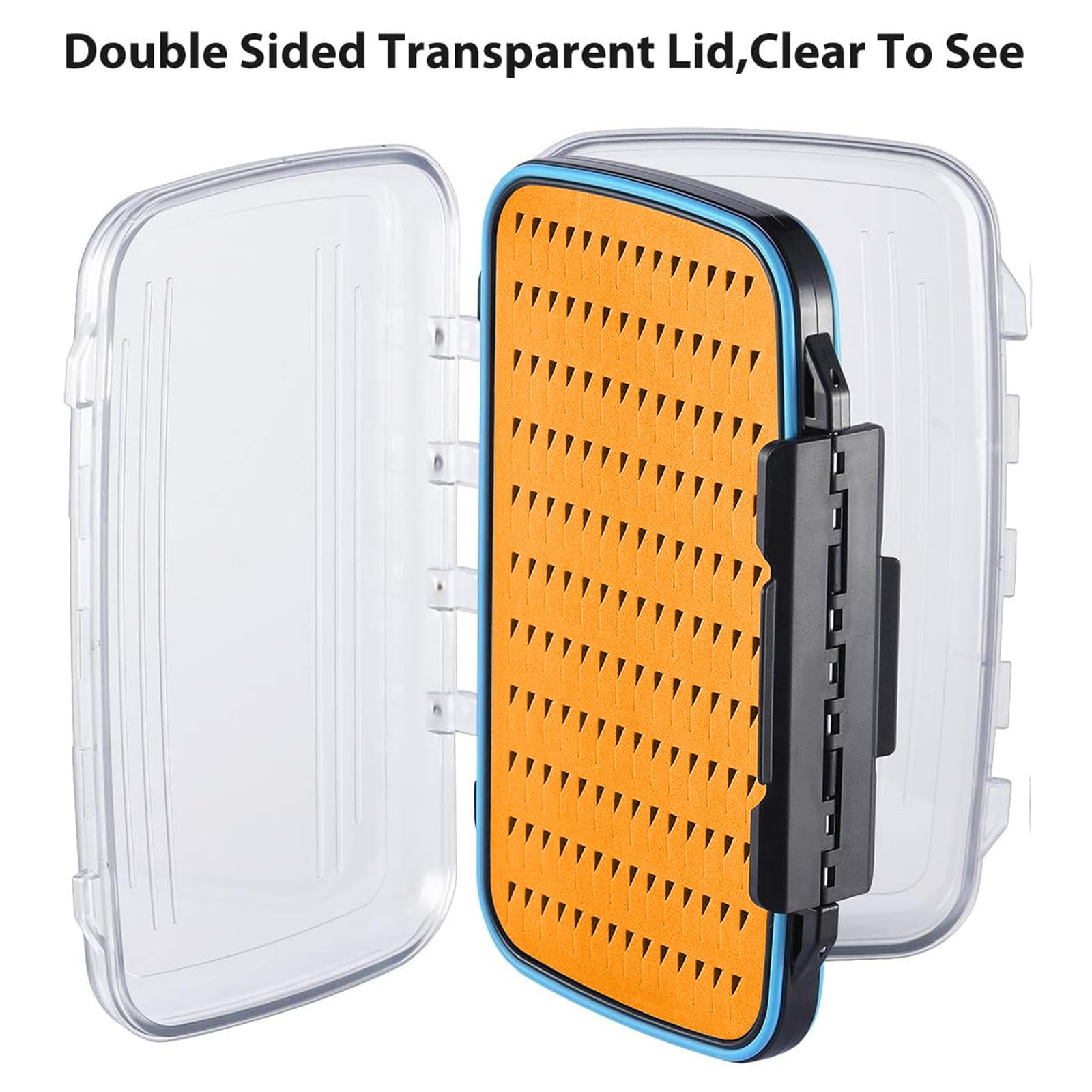 Gonex fly box orange color option stands out in gear bag.