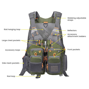 Gonex vest reflective stripes close-up enhancing safety in low light