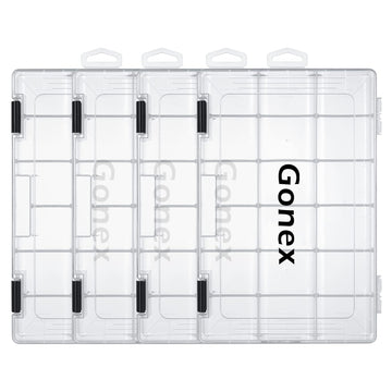 Gonex four-pack set offers multiple boxes for separate tackle setups.