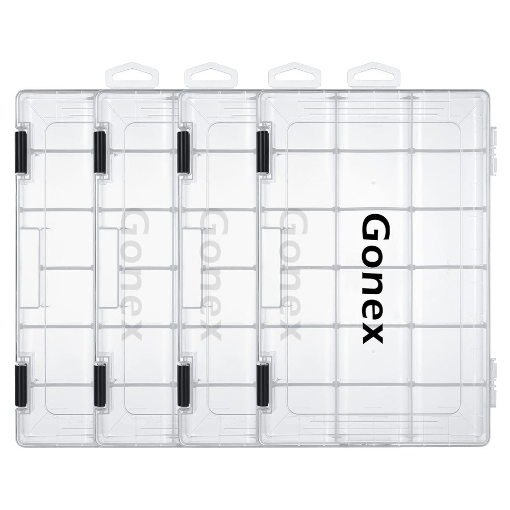 Handle groove design on Gonex tackle box