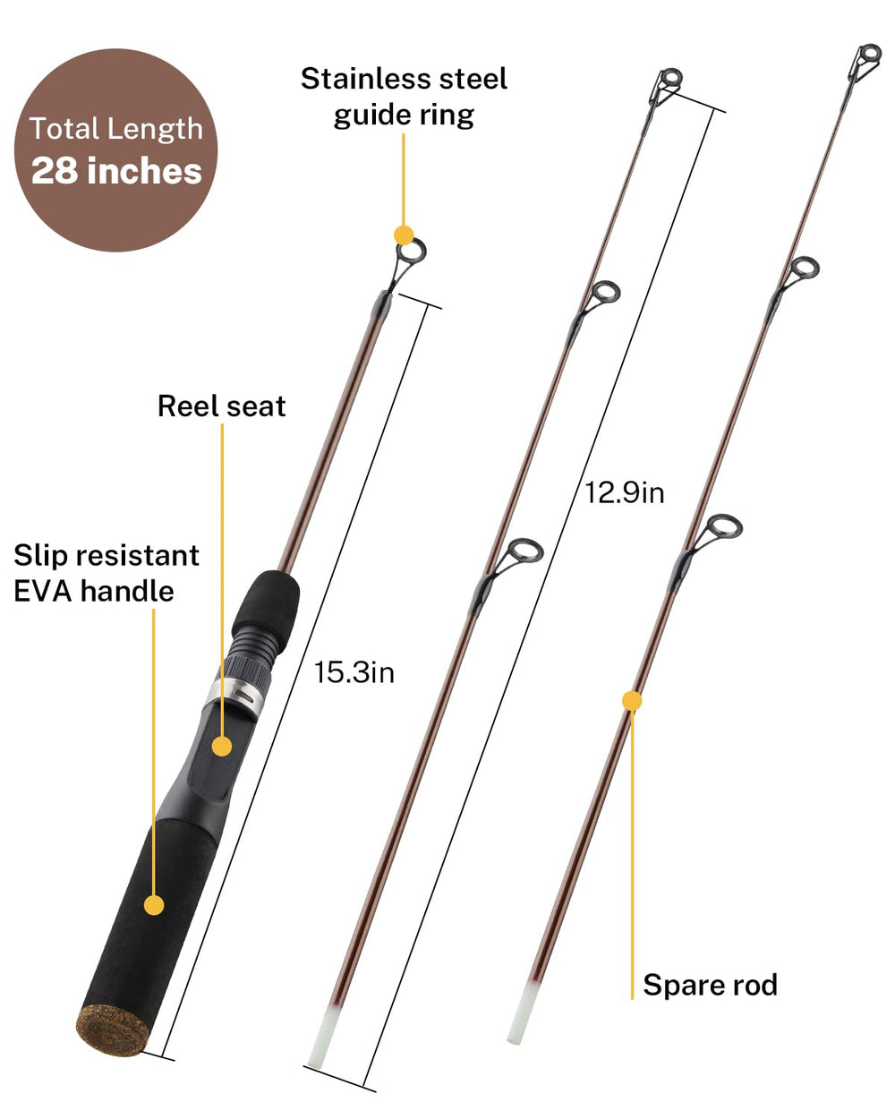 52-piece ice jig assortment including glow-in-the-dark options