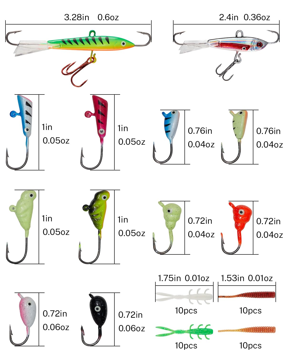 Gonex metal ice skimmer for quick ice clearing and bait prep.