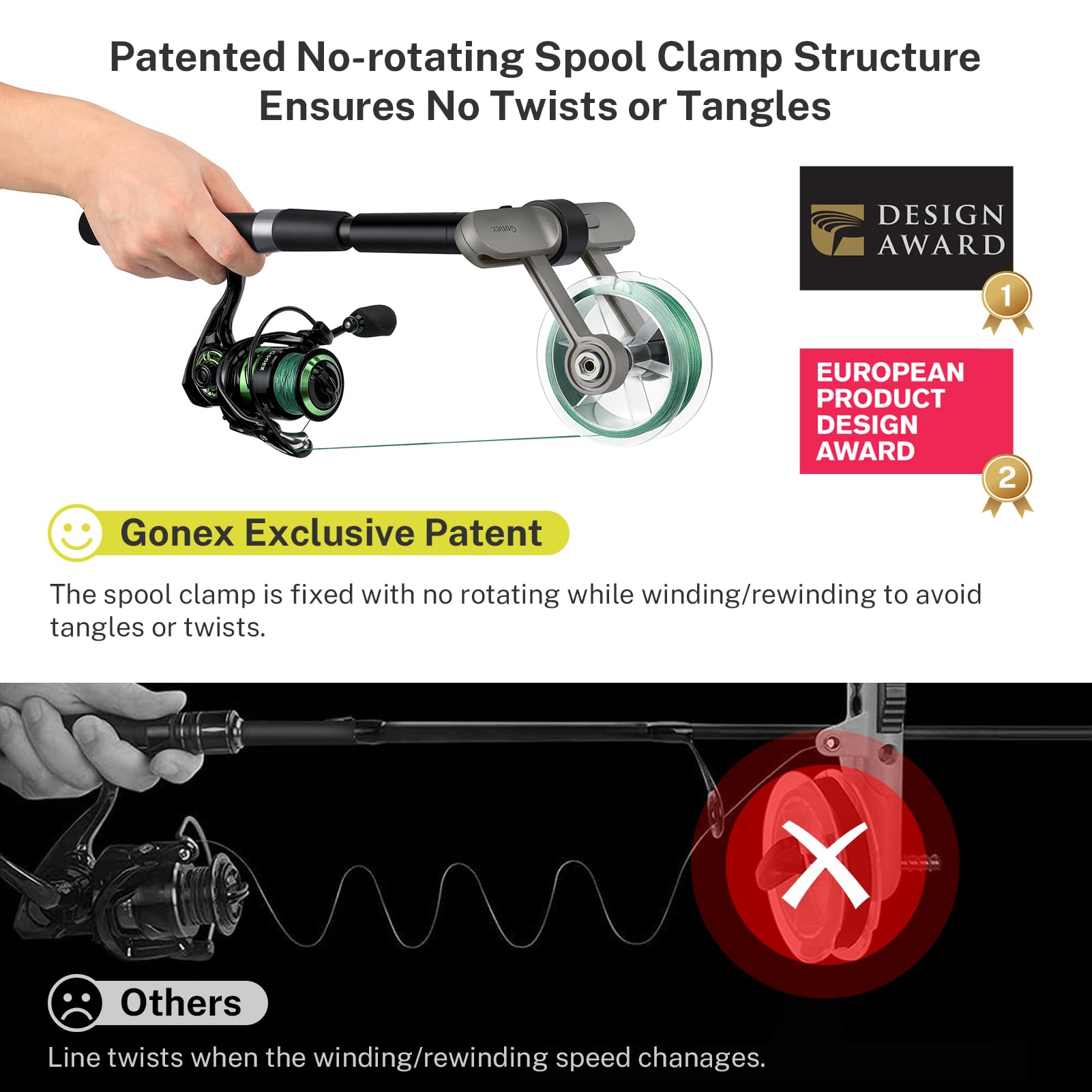 Clamp angle adjustment with eight locking positions