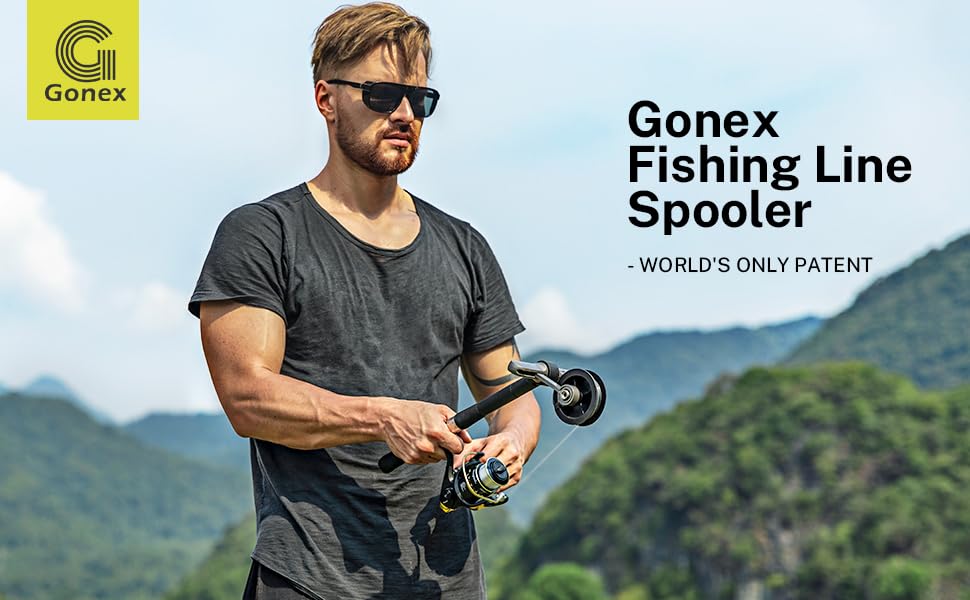 Gonex line-winder in action shows quick setup with reduced line maintenance.