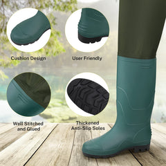 Gonex Magreel Waders adjustable waist and chest for a secure, customizable fit.