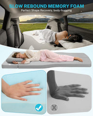 Gonex memory foam mattress storage bag included for easy packing