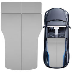 Gonex memory foam mattress fits Tesla Model Y backseat for a cozy travel bed