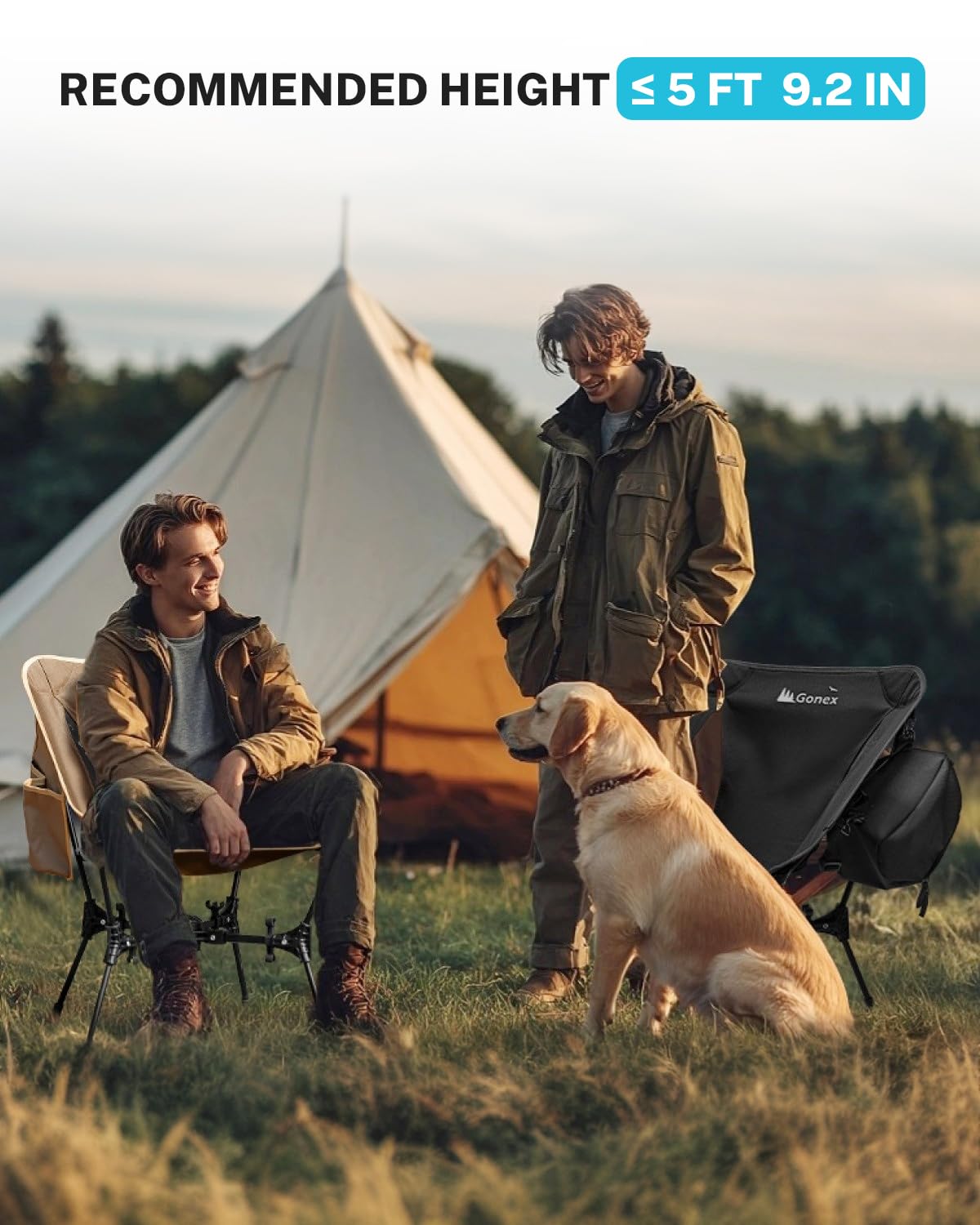 Gonex 7075 aluminum main frame emphasizes durability and lightness