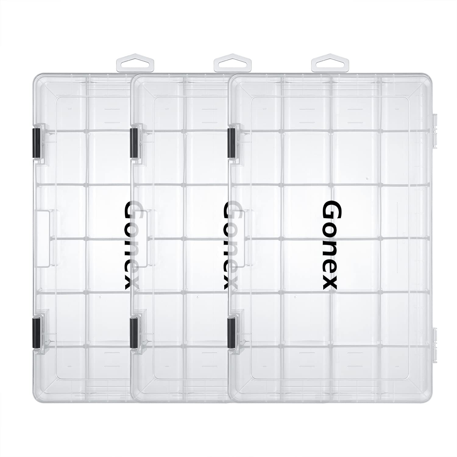 Gonex three-pack sets save space and consolidate tackle organization.
