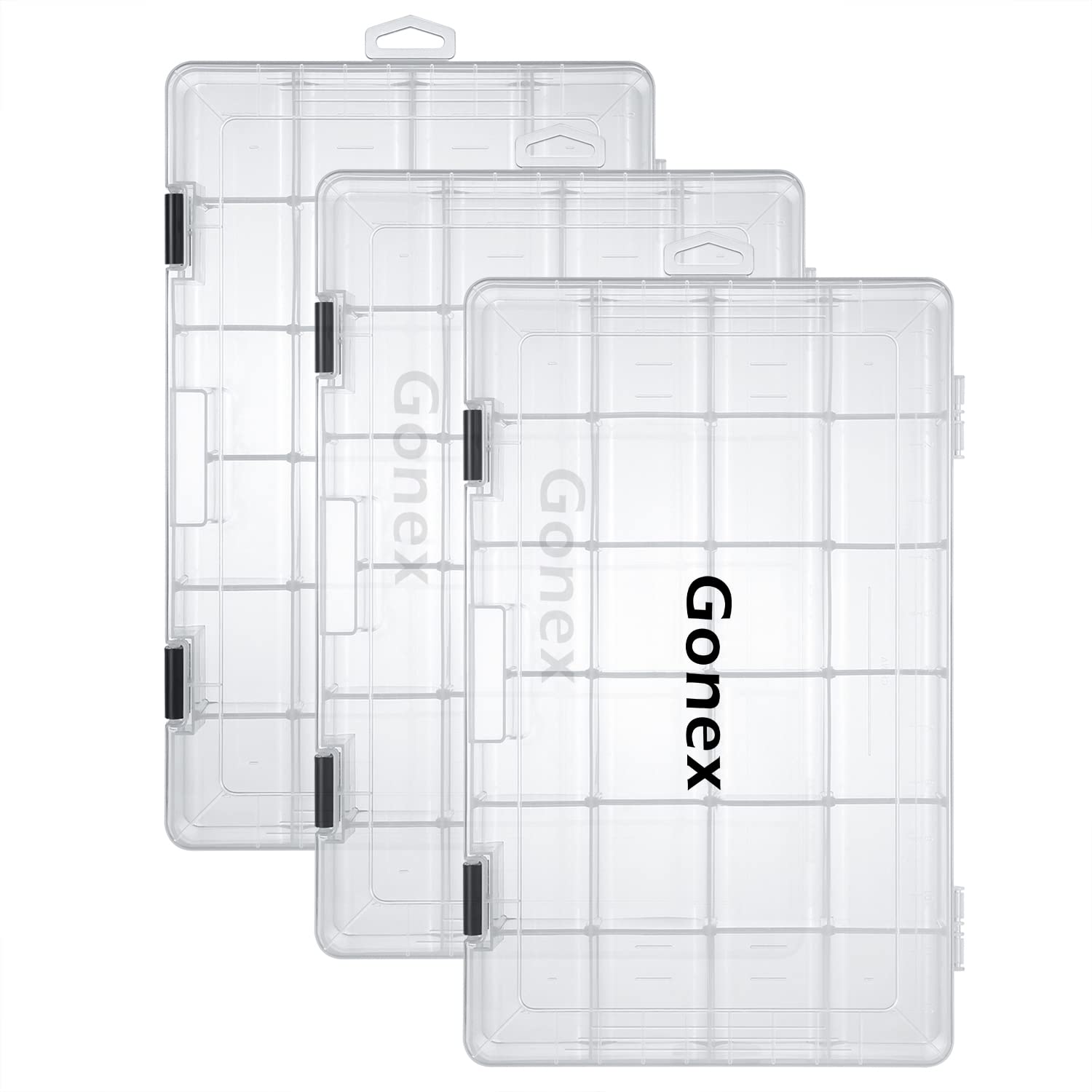 Gonex clear visibility helps spot items at a glance.